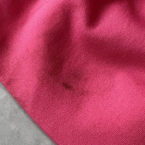 Leslie J Vintage 70s Union Made Pink Mod‎ Style Dress Small 5-6 Spread Collar - Picture 10 of 11